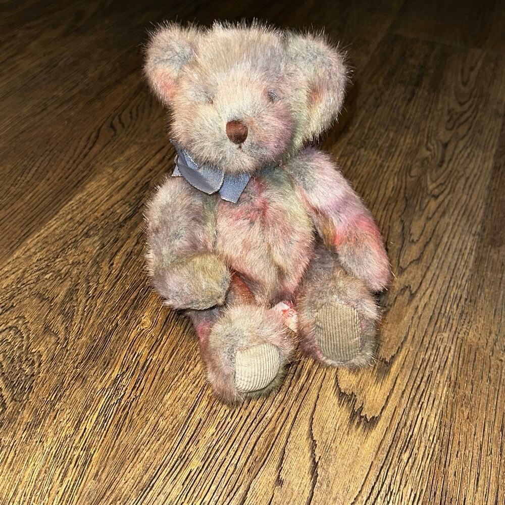 Vtg RUSS Mayberry Colorful Plush Bear 191431 9"